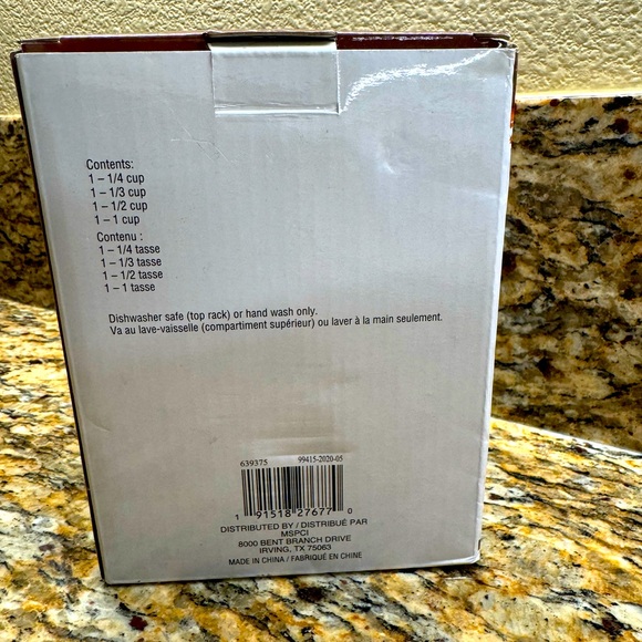 Set of (4) Stacking Measuring Cups - Fall, Thanksgiving, Pumpkin Theme - Ceramic - Picture 10 of 12